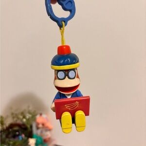 RARE Ape escape pipo monkey keychain